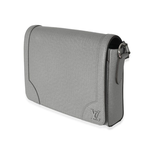 Louis Vuitton Gray Taiga Leather New Flap Messenger - Picture 2 of 9